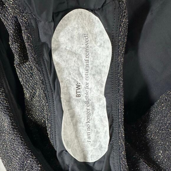 Andie The Liku One Piece Swimsuit Metallic Sparkle Black Medium - Picture 7 of 12